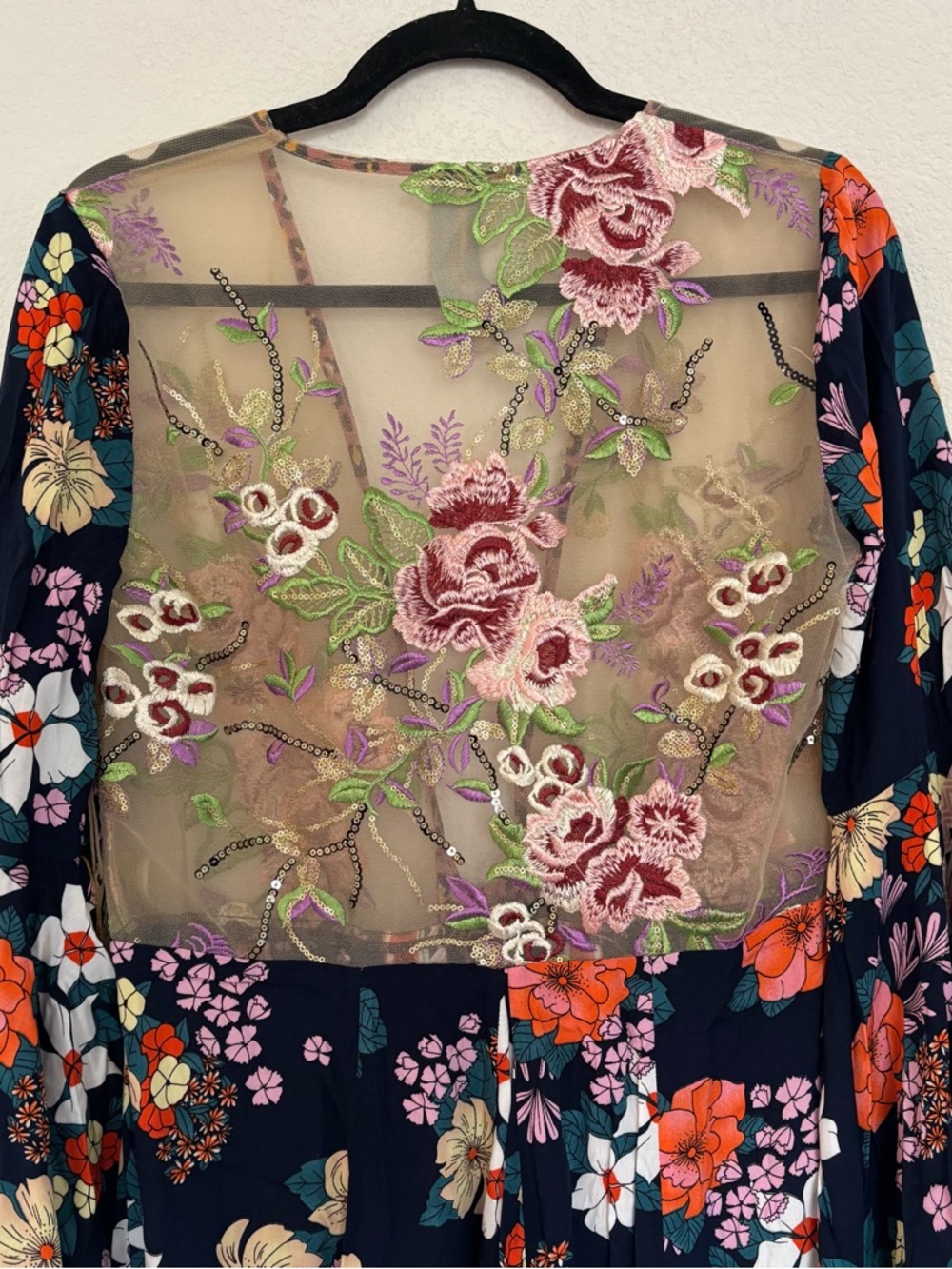 Aratta Amelia Kimono Top Night Floral NWT - Picture 8 of 10